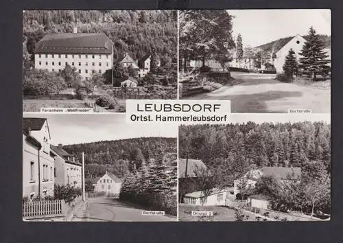 Ansichtskarte Leubsdorf Ortst, Hammerleubsdorf Sachsen Erholung Urlaub