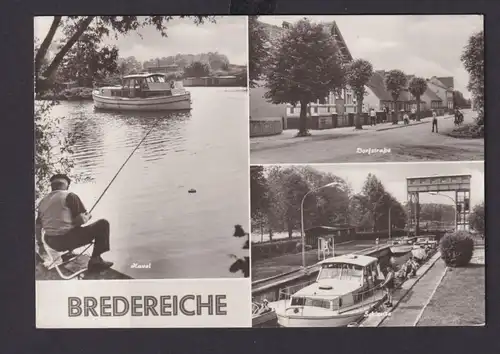 Ansichtskarte Bredereiche Brandenburg Havel Fluss Schleuse ab Gransee n. Berlin