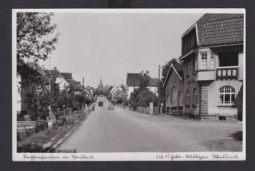 Ansichtskarte Sachsenhausen Waldeck Hessen Gasthof Erholung Strassenansicht