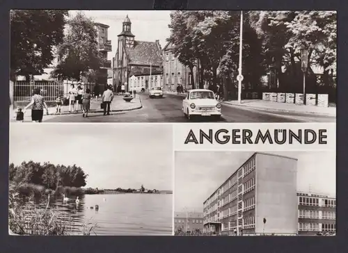 Ansichtskarte Angemünde Brandenburg Ansichten nach Berlin 05.08.1976