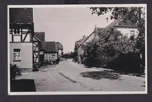 Ansichtskarte Sachsenhausen Waldeck Hessen Strassenansicht Fachwerkhäuser