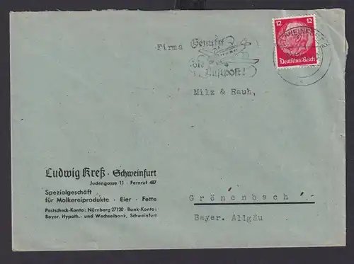 Flugpost Deutsches Reich Drittes Reich Briefe SST Benutz die Luftpost von