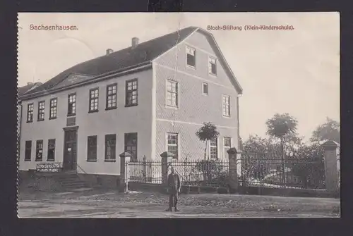 Ansichtskarte Sachsenhausen Waldeck Hessen Bloch Stiftung Klein Kinderschule