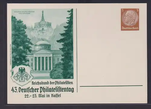 Briefmarken Deutsches Reich Privatganzsache Philatelie Kassel Philatelistentag