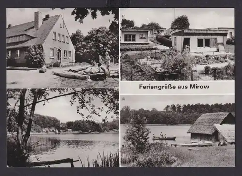 Ansichtskarte Mirow Mecklenburg Vorpommern Jugendherberge Bungalowsiedlung