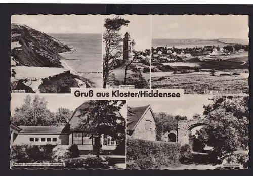 Ansichtskarte Hiddensee Mecklenburg Vorpommern Insel Kloster Ansichten ab Vitte