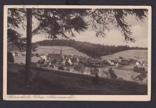Ansichtskarte Schönwald Triberg Schwarzwald Baden Württemberg Totalansicht