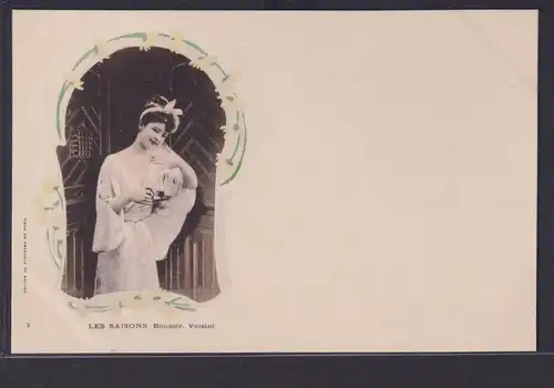 Ansichtskarte Jugendstil Art Nouveau Junge Dame Schönheit Edition Du Panorama