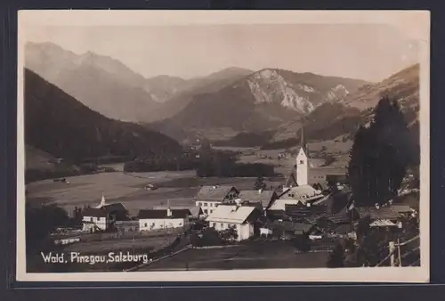 Ansichtskarte Wald Pinzgau Salzburg Ortsansicht Landschaft Gebirge Österreich