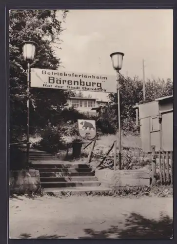 Ansichtskarte Grillenberg Ferienheim Bärenburg Stadt Bernburg Urlaub Erholung