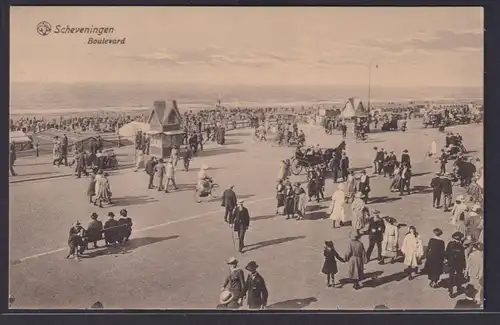 Ansichtskarte Scheveningen Boulevard Promenade Niederlande