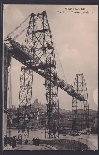 Ansichtskarte Marseille Schwebefähre Hafen Frankreich