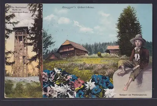 Ansichtskarte St. Pölten n. Wien Rosseger Schriftsteller Österreich Geburtshaus