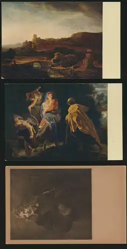 Ansichtskarte Kunst Gemälde Rembrandt Rubens Sammlung Lot 15 Stück Kassel