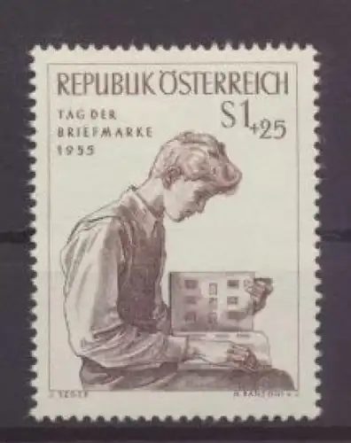 Österreich 1023 Tag der Briefmarke Luxus postfrisch MNH