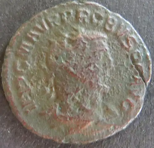 Römische Münze Probus 276-282 Antoninian RS: Victoria bekränzt Kaiser s