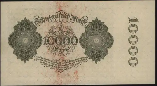 Geldschein Reichsbanknote 10.000 Mark 19.1. 1922 - I.