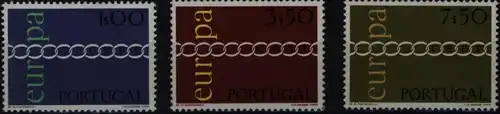 Portugal 1127-1129 Europa CEPT 1971 komplett postfrisch ** MNH