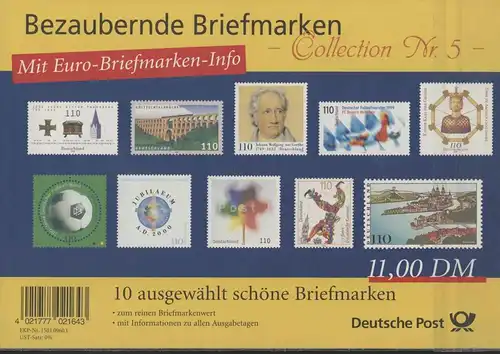 Bund Bezaubernde Briefmarken Collection Nr. 5 Originalverpackt 1999/2000