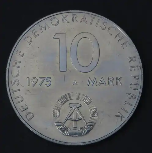 DDR Gedenkmünze 10 Mark 20 Jahre Warschauer Vertrag 1975 vorzüglich vz