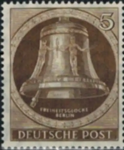 Berlin 75 Glocke Klöppel links 5 Pfg. postfrisch