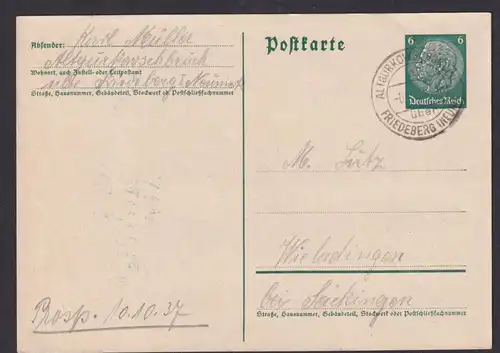 Altgurkowbruch über Friedeberg Neumark Brandenburg Deutsches Reich Postkarte
