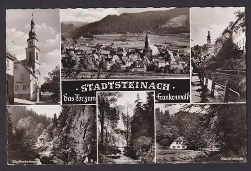 Ansichtskarte Stadtsteinach Bayern Frankenwald Steinachklamm Waldschenke n.