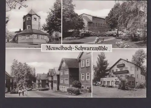 Ansichtskarte Meuselbach Schwarzmühle Thüringen Erholungsheim Haus des Volkes n.