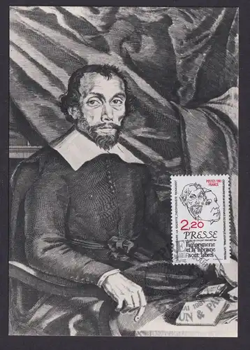 Briefmarken Frankreich 2267 Theophraste Renaudot Gazette Zeitung Literatur
