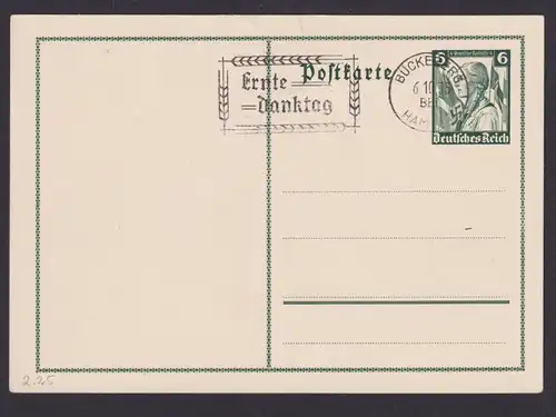 Bückeberg Briefmarken Deutsches Reich Brief Ganzsache Nothilfe SST Ernte Danktag