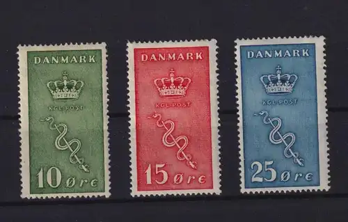 Dänemark 177-179 Kampf gegen Krebs 1929 komplett postfriisch mit Falz