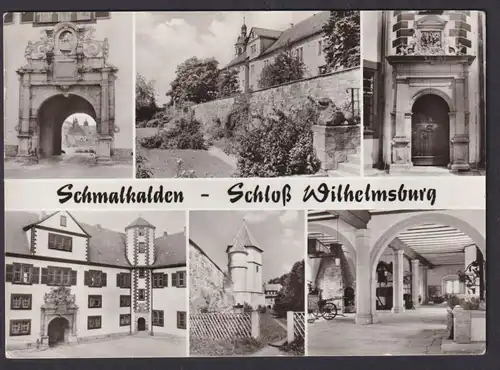 Ansichtskarte Schmalkalden Thüringen Schloß Wilhelmsburg n. Ottendorf Okrilla