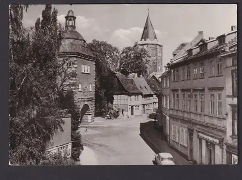 Ansichtskarte Mühlhausen Thüringen Inneres Frauentor Rabenturm n. Braunschweig