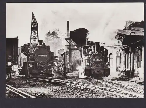 Ansichtskarte Zittau Oybin Jonsdorf Schmalspurbahn Lokomotiven
