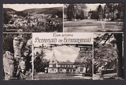 Ansichtskarte Herrenalb Baden Württemberg Schwarzwald Falkensteine Albtal