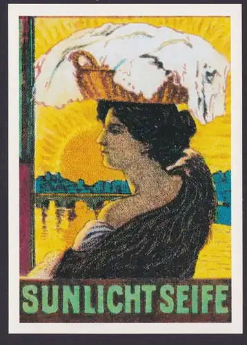 Künstler Ansichtskarte Reklame Werbung Sunlicht Seife Lever GmbH Hamburg