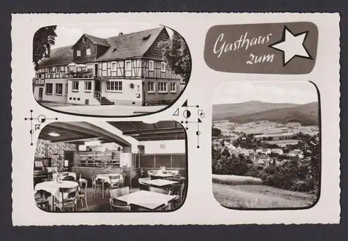 Ansichtskarte Rossbach Rheinland Pfalz Gastronomie Gasthaus Zum Stern Bes.