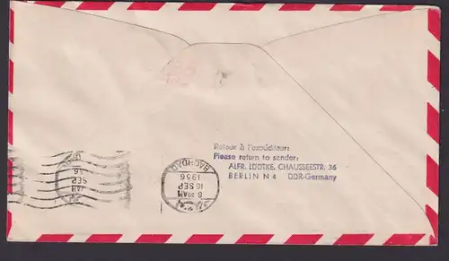 Flugpost Brief Air Mail Lufthansa Eröffnungsflug inter. DDR Zuleitung Istambul