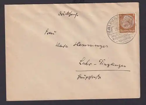 Alpen NRW Deutsches Reich Drittes Reich Brief Urlaub Reise Erholung SST