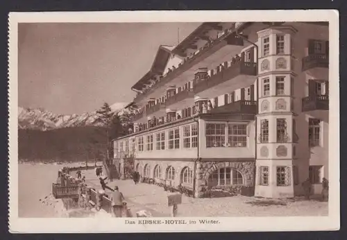 Ansichtskarte Grainau b. Garmisch Partenkirchen Bayern Gastronomie Eibsee Hotel