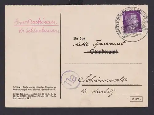 Grossschönau Sachsen Deutsches Reich Drittes Reich Karte Urlaub Erholung SST
