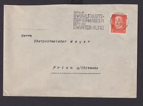 Dresden Sachsen Deutsches Reich Drittes Reich Karte Postsache SST Kauft