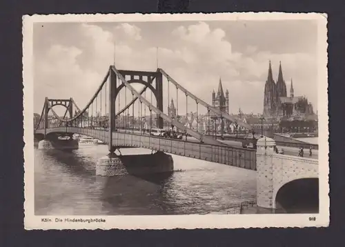 Köln NRW Deutsches Reich Drittes Reich Karte Postsache SST Rechtzeitig