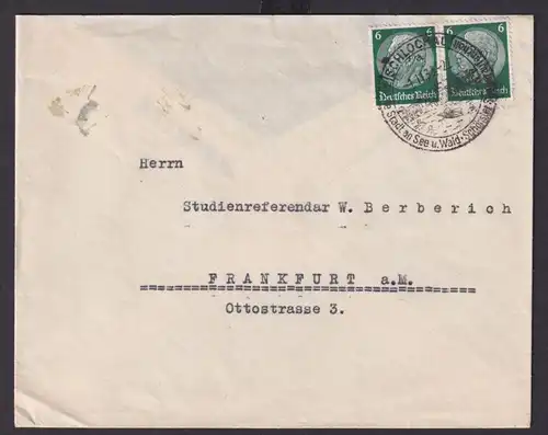 Schlochau Pommern Cztuchow Polen Deutsches Reich Drittes Reich Brief Urlaub