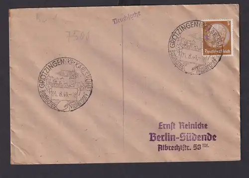 Grötzingen Baden Württemberg Deutsches Reich Drittes Reich Brief Kunst Kultur