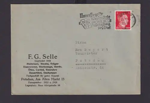 Deutsches Reich Drittes Reich Briefe Postsache SST Unversiegelte Wertpakete