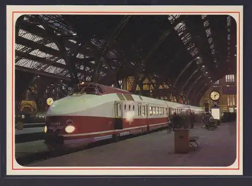 Ansichtskarte Eisenbahn Lokomotive Transport Verkehr Dieseltriebzug Bj. 1963