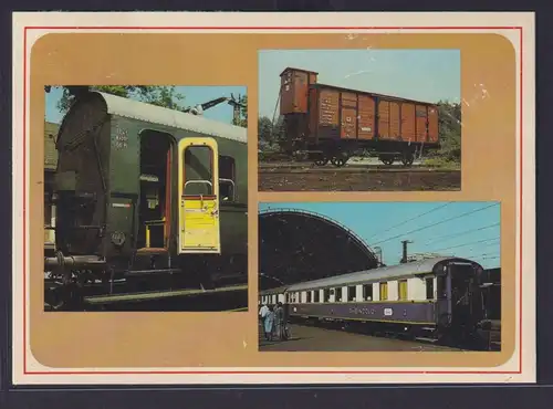 Ansichtskarte Eisenbahn 2-Achsiger Sitzwagen Bj.1921