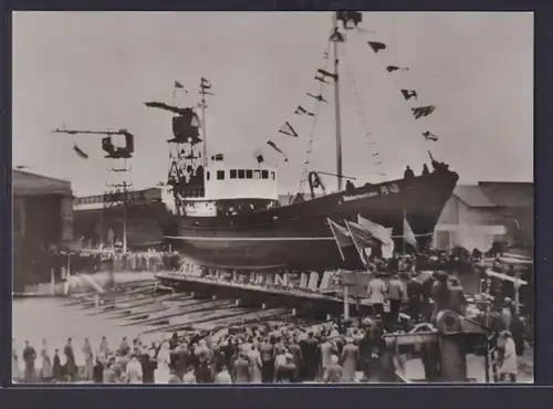 Ansichtskarte Schiff Schifffahrt Seefahrt Marine Logger Typ401 Oktoberrevolution