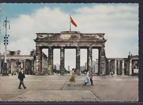 Ansichtskarte Berlin Brandenburger Tor nach Tielt Belgien
